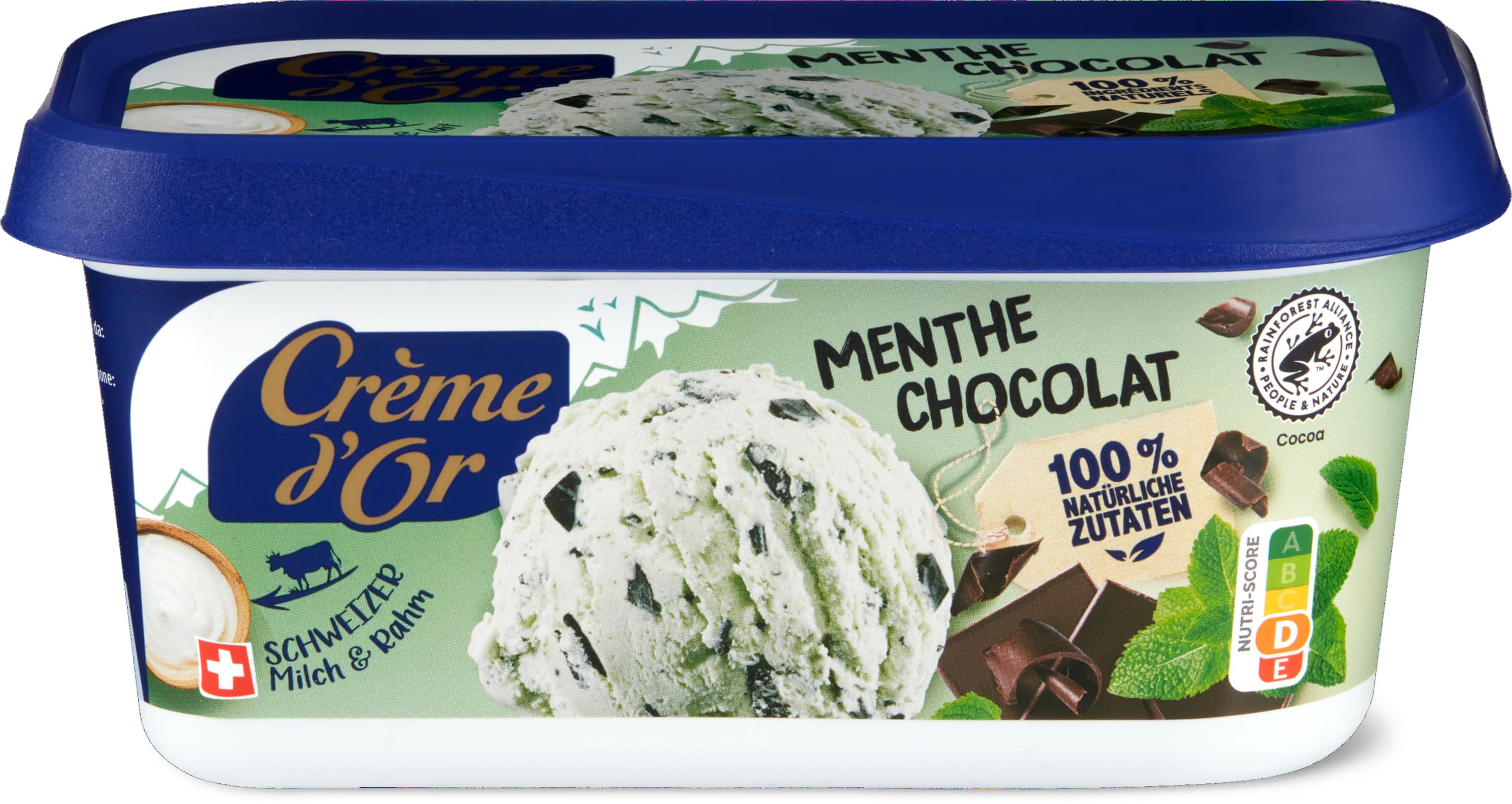 Glace en bac